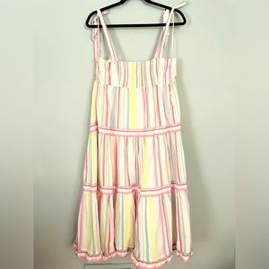 NWT Chelsea &Violet Striped Midi Dress-Size M